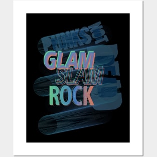 Glam Slam Rock Posters and Art